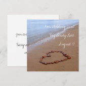 Red Rocks Heart on the Sandy Beach (Front/Back)