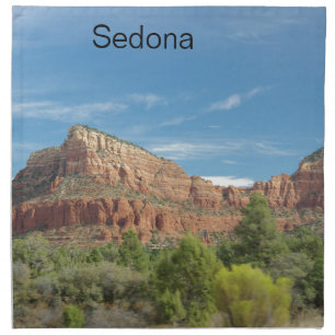 Red rocks in Sedona Cloth Napkin