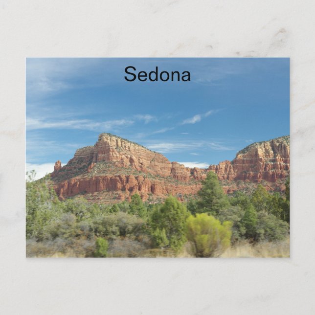 Red rocks in Sedona Postcard (Front)