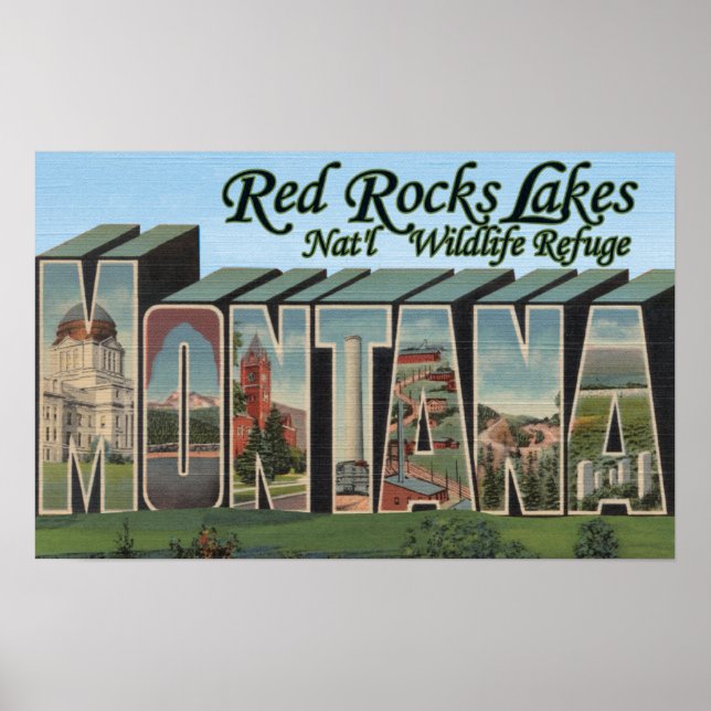 Red Rocks Lake Park, Montana Poster (Front)