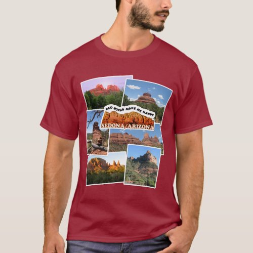Red Rocks make me happy T_Shirt