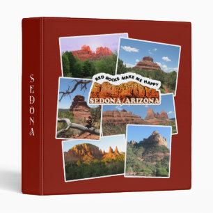 Red Rocks of Sedona, Arizona Binder