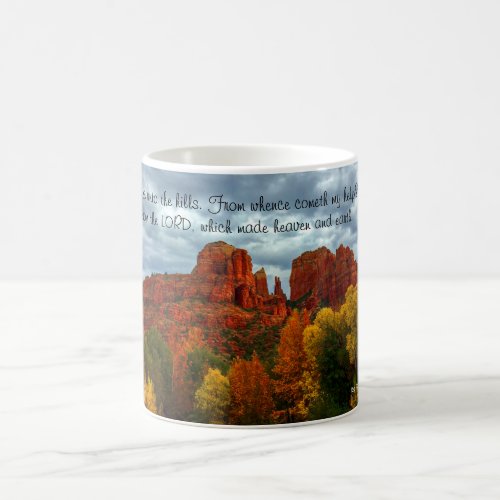 Red Rocks Of Sedona Arizona With Fall Colors Coffee Mug