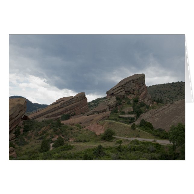 Red Rocks Park Colorado Cards (Front Horizontal)