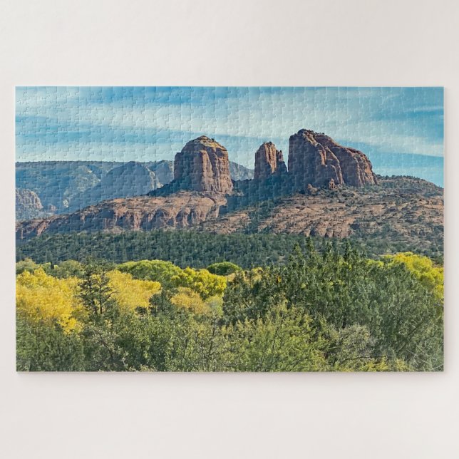 Red Rocks Sedona Arizona Landscape Scenic Puzzle (Horizontal)