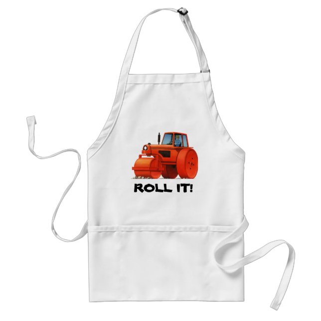 Red Roller Adult Apron (Front)