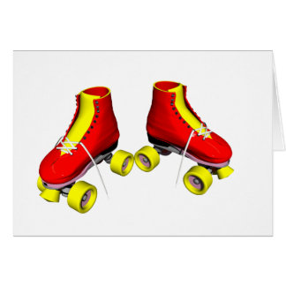 Red Roller Skates Cards