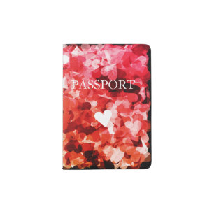 Red Romance Hearts Young Adult Novel Look Passport Holder