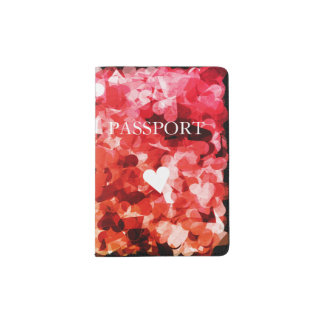 Red Romance Hearts Young Adult Novel Look Passport Holder