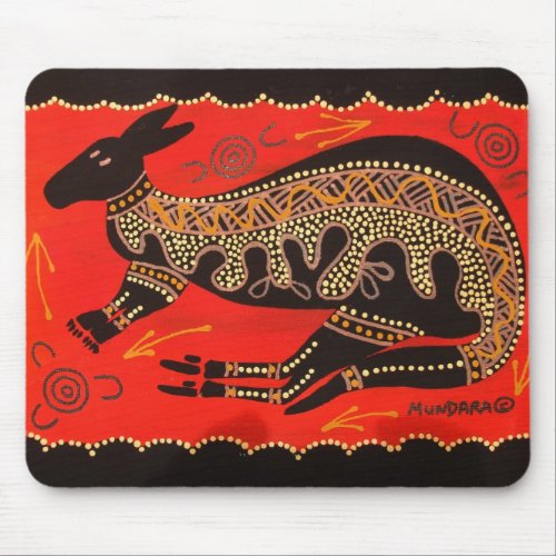RED ROO MOUSE PAD