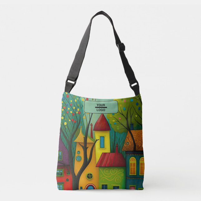 Red Roof Cross Bag Real Estate Contractor Business (Front)