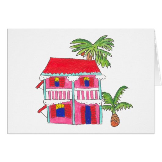 Red Roof House Cards (Front Horizontal)