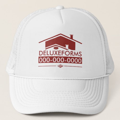 Red Roof Trucker Hat