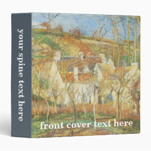 Red Roofs, Corner of a Village, Winter by Pissarro Binder