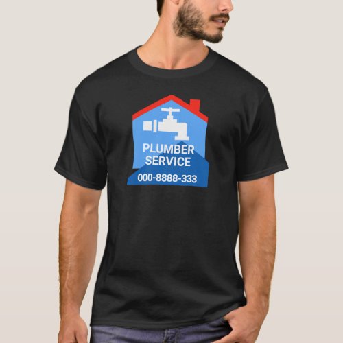 Red Rooftop Faucet Leaking Water  T_Shirt