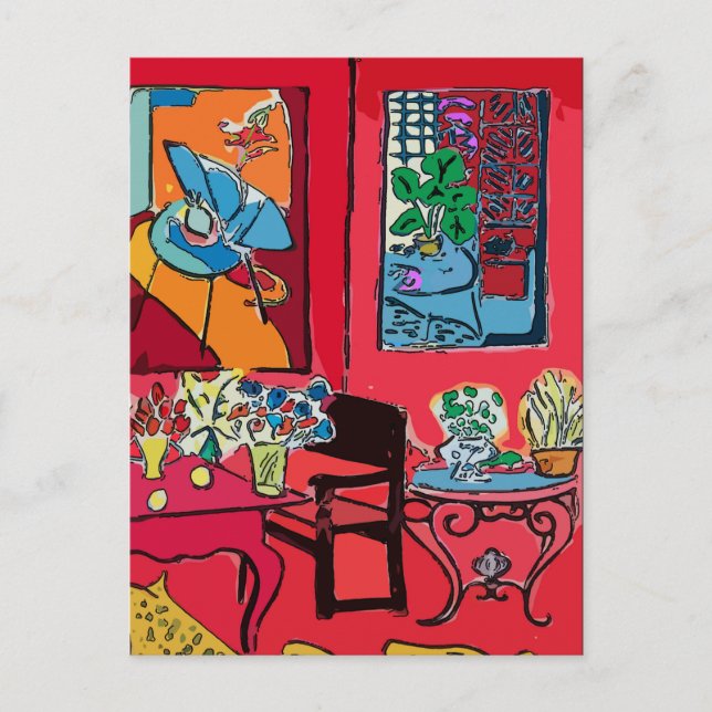 Red Room Postcard (Front)