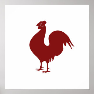 Antique Rooster Posters | Zazzle