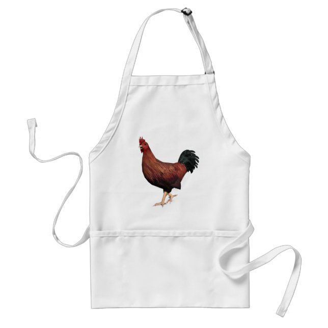 Red Rooster Adult Apron (Front)