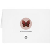 Red Rooster Butterfly Cards (Back Horizontal)