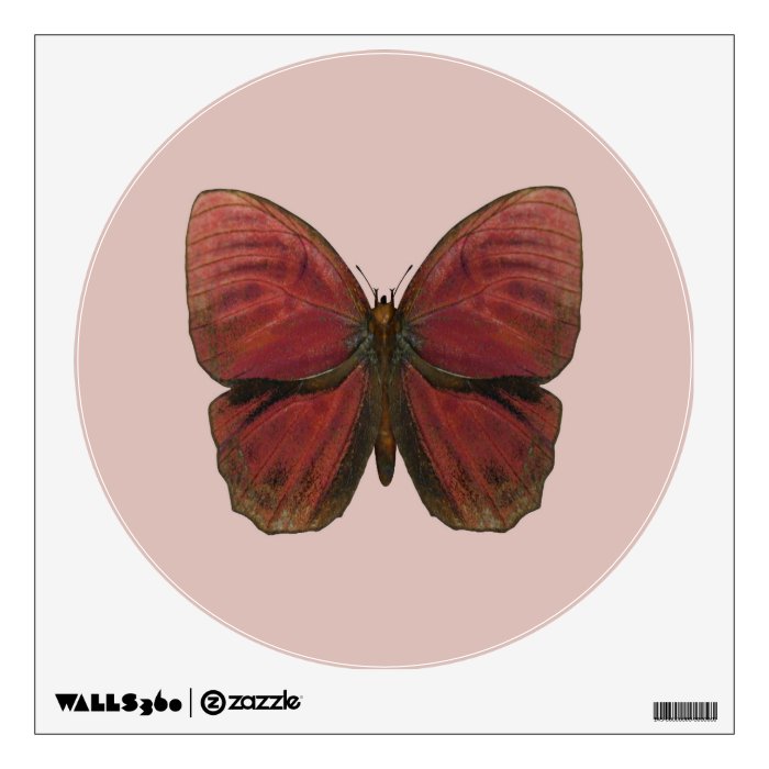 Red Rooster Butterfly Wall Decals