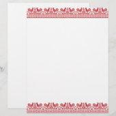 Red Rooster cross-stitch (Front/Back)