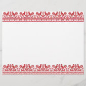 Red Rooster cross-stitch (Front)