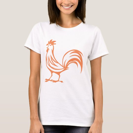 Red Rooster Crowing T-Shirt
