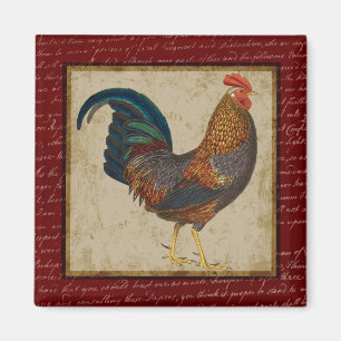 Red Rooster Magnet