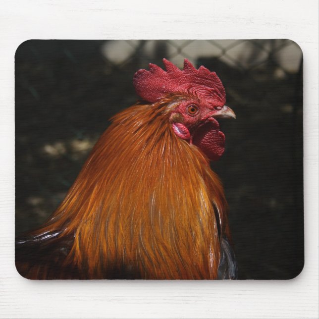 Red Rooster Mouse Pad (Front)