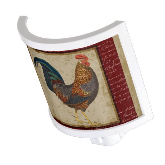 Red Rooster Night Light (Angled)