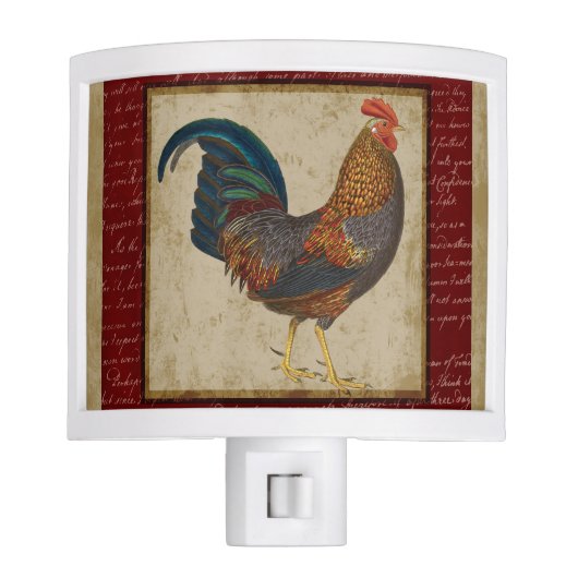 Red Rooster Night Light (Front)