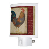 Red Rooster Night Light (Left)