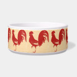 Red Rooster Pet Bowl<br><div class="desc">Red Rooster Pet Bowl</div>