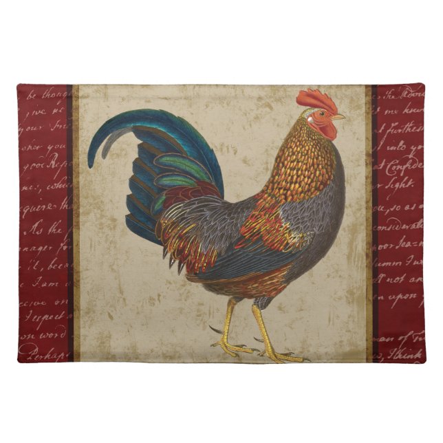 Red Rooster Placemat (Front)