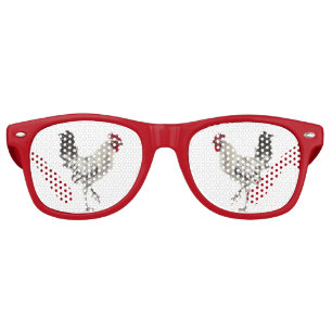 Red Rooster Retro Sunglasses