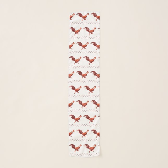 Red Rooster Scarf (Front)