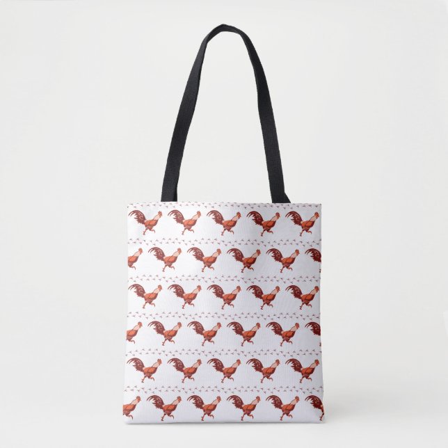 Red Rooster Tote (Front)