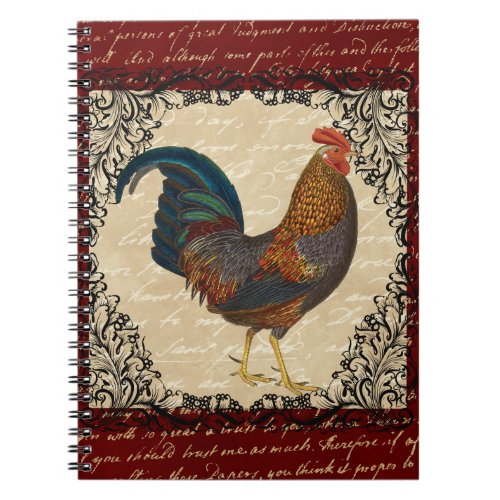 Red Rooster Vintage Notebook