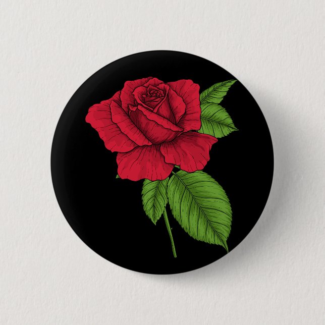 Red rose 2 button (Front)