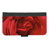 Red Rose Abstract iPhone 8/7 Plus Wallet Case (Front (Horizontal))