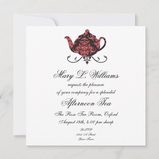 Red Rose Afternoon Tea (Back)