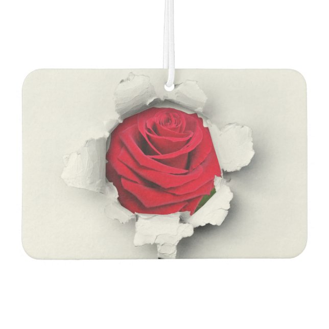 Red rose air freshener (Front)