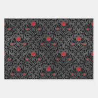 Red Rose Wrapping Paper | Zazzle