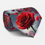 Red Rose And Buds, Neck Tie