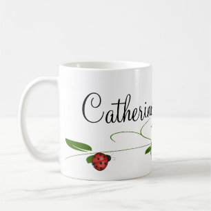 Red Rose and Ladybugs Coffee / Tea Mug