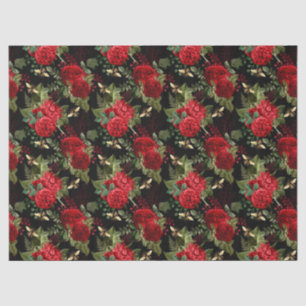 Red Rose Bee Series Design 18 Tissue Paper
