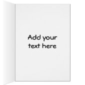 Red Rose Black Back Ground Your Text Cards (Inside (Right))