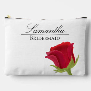 Red rose Bridesmaid Print Cut Sew Bag