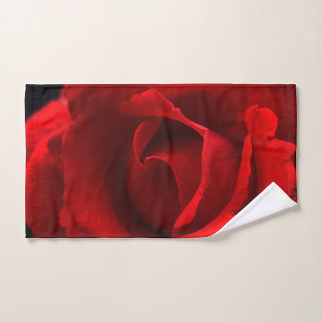 Red Rose bta Bath Towel Set (Hand Towel)