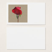Red rose bud (Front & Back)